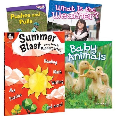 Shell Education Teacher Created Materials Book Set, Summer, Stem, GR K, 9inx2/5inx12in, Multi SHL51670